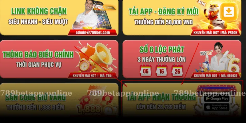Tải App Nhận Thưởng 789BET Mọi Lúc Mọi Nơi